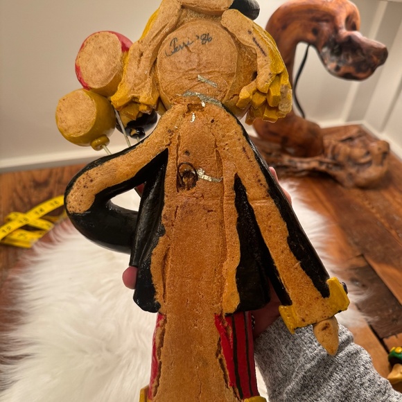 Vintage 1986 salt dough clowns. Handmade wall hangers. - Picture 7 of 11